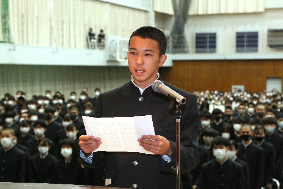 新入生代表の宮下十碧さん